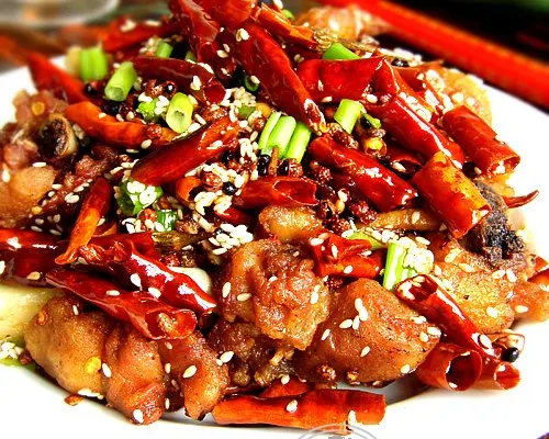 spicy pork intestine 火爆肥肠